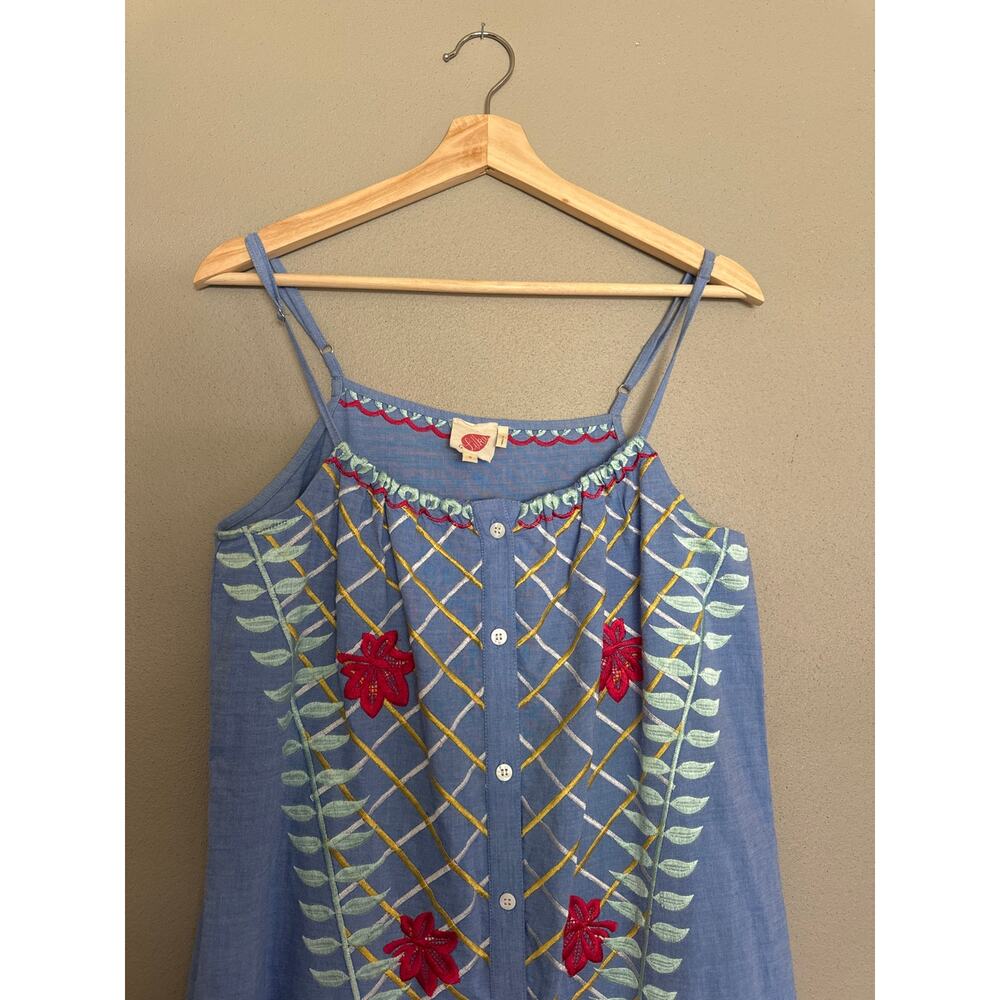 ANTHROPOLOGIE Lilka Estina Embroidered Dress Size Small - Picture 6 of 9